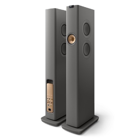 KEF LS60 Wireless Grigio Titanio - Coppia diffusori HiFi Wireless