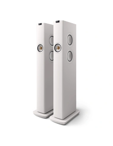 KEF LS60 Wireless Bianco Minerale - Coppia diffusori HiFi Wireless