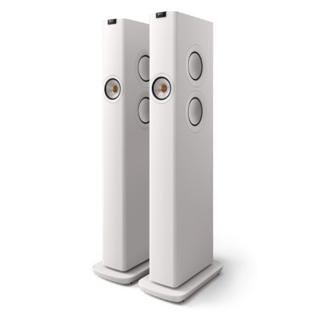 KEF LS60 Wireless Bianco Minerale - Coppia diffusori HiFi Wireless