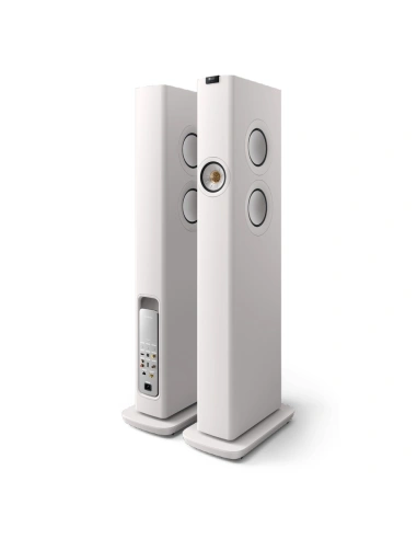 KEF LS60 Wireless Bianco Minerale - Coppia diffusori HiFi Wireless