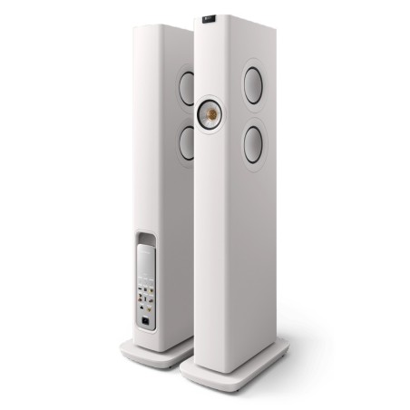 KEF LS60 Wireless Bianco Minerale - Coppia diffusori HiFi Wireless