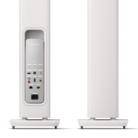 KEF LS60 Wireless Bianco Minerale - Coppia diffusori HiFi Wireless