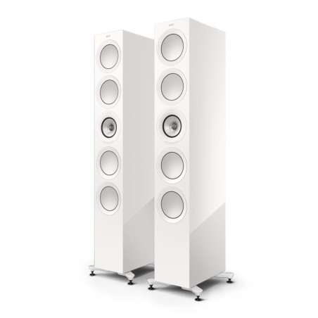 KEF R11 Meta White Gloss - Coppia diffusori HiFi 3 vie di alto livello