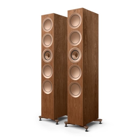 KEF R11 Meta Walnut - Coppia diffusori HiFi 3 vie di alto livello