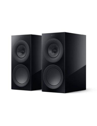 KEF R3 Meta Black Gloss - Coppia diffusori HiFi da scaffale 3 vie