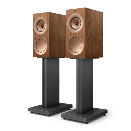 KEF R3 Meta Walnut - Coppia diffusori HiFi da scaffale 3 vie