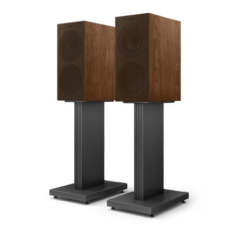 KEF R3 Meta Walnut - Coppia diffusori HiFi da scaffale 3 vie