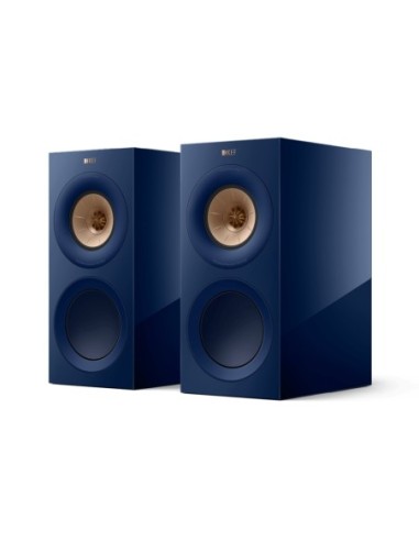 KEF R3 Meta Indigo Gloss Special Edition - Coppia diffusori HiFi da scaffale 3 vie