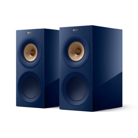KEF R3 Meta Indigo Gloss Special Edition - Coppia diffusori HiFi da scaffale 3 vie