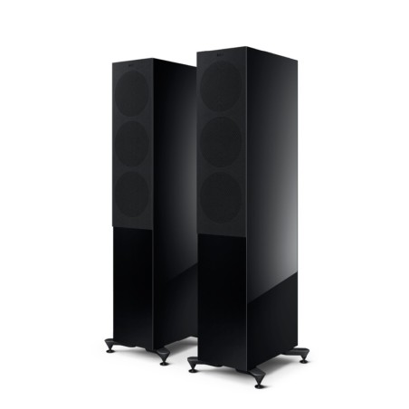 KEF R7 Meta Black Gloss - Coppia diffusori HiFi da pavimento di fascia alta