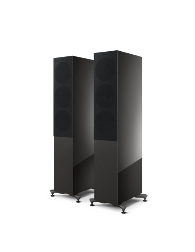 KEF R7 Meta Titanium Gloss Special Edition - Coppia diffusori HiFi da pavimento di fascia alta