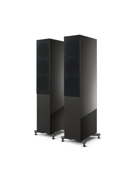 KEF R7 Meta Titanium Gloss Special Edition - Coppia diffusori HiFi da pavimento di fascia alta