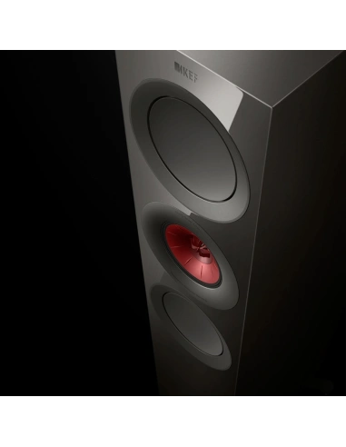 KEF R7 Meta Titanium Gloss Special Edition - Coppia diffusori HiFi da pavimento di fascia alta