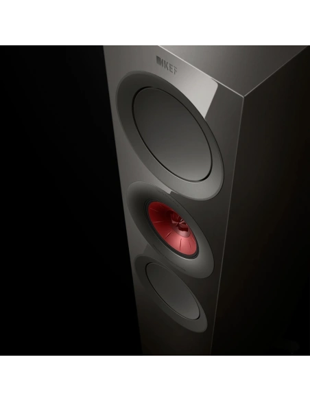 KEF R7 Meta Titanium Gloss Special Edition - Coppia diffusori HiFi da pavimento di fascia alta