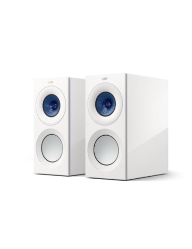 KEF Reference 1 Meta High-Gloss White/Blue - Coppia diffusori compatti di riferimento