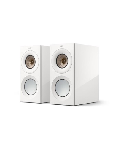 KEF Reference 1 Meta High-Gloss White/Champagne - Coppia diffusori compatti di riferimento