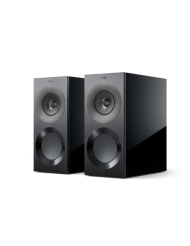KEF Reference 1 Meta High-Gloss Black/Grey - Coppia diffusori compatti di riferimento