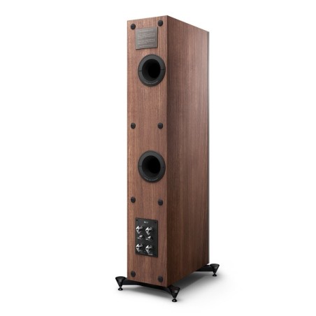 KEF Reference 3 Meta Satin Walnut/Silver - Coppia diffusori da pavimento di riferimento