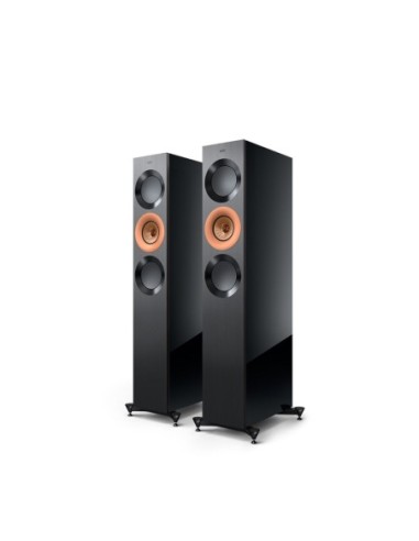 KEF Reference 3 Meta High-Gloss Black/Copper - Coppia diffusori da pavimento di riferimento