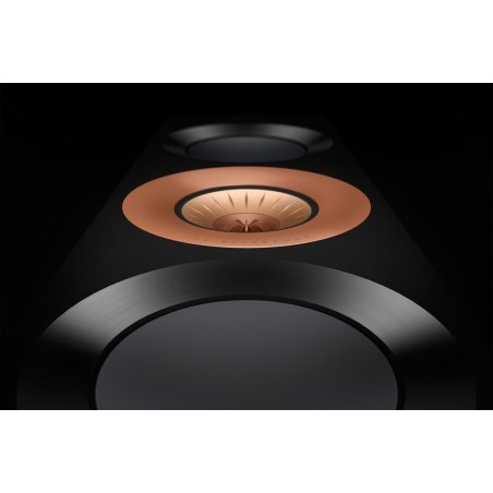 KEF Reference 3 Meta High-Gloss Black/Copper - Coppia diffusori da pavimento di riferimento