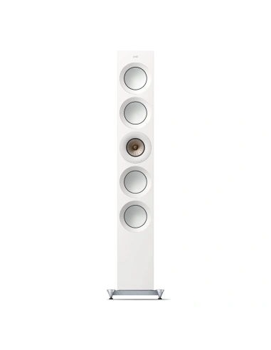 KEF Reference 5 Meta High-Gloss White/Champagne - Coppia diffusori High End da pavimento