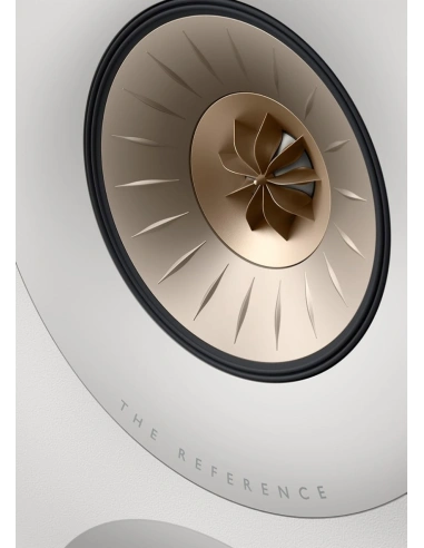 KEF Reference 5 Meta High-Gloss White/Champagne - Coppia diffusori High End da pavimento