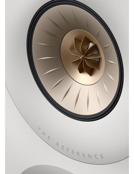 KEF Reference 5 Meta High-Gloss White/Champagne - Coppia diffusori High End da pavimento