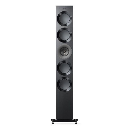 KEF Reference 5 Meta High-Gloss Black/Grey - Coppia diffusori High End da pavimento