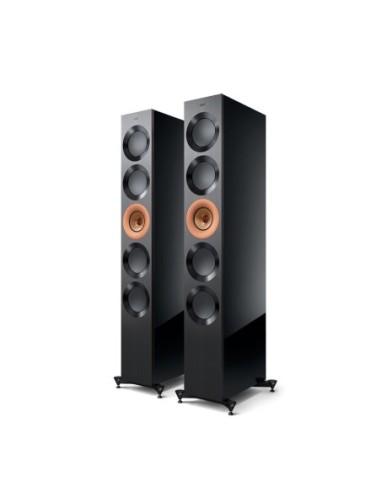 KEF Reference 5 Meta High-Gloss Black/Copper - Coppia diffusori High End da pavimento