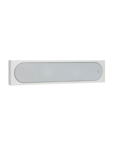 Pair of audio monitors new radius 225 lcr white gloss