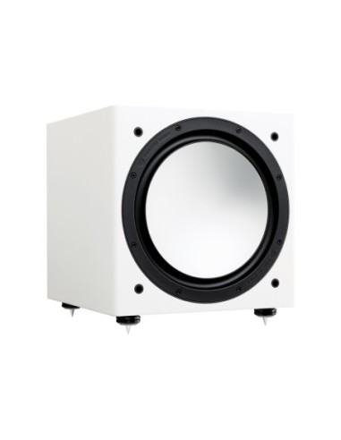 Monitor audio silver w-12 6g satin white - active subwoofer