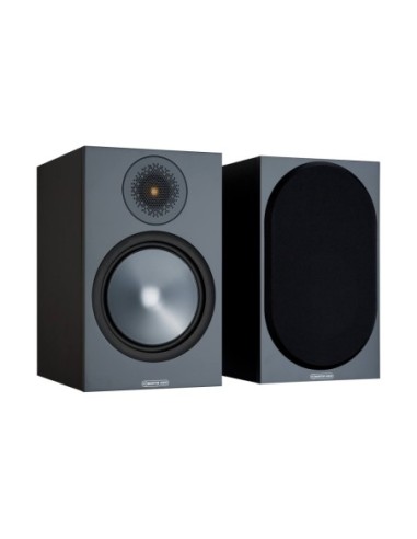 Monitor audio bronze 100 6g black - coppia diffusori da supporto bass reflex a 2 vie