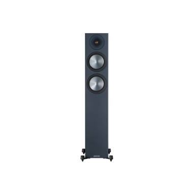 Monitor audio bronze 200 6g black - coppia diffusori da pavimento bass reflex a 2 vie e mezzo