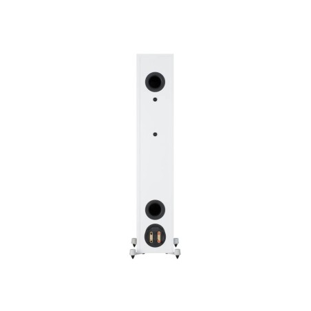 Monitor audio bronze 200 6g white - coppia diffusori da pavimento bass reflex a 2 vie e mezzo