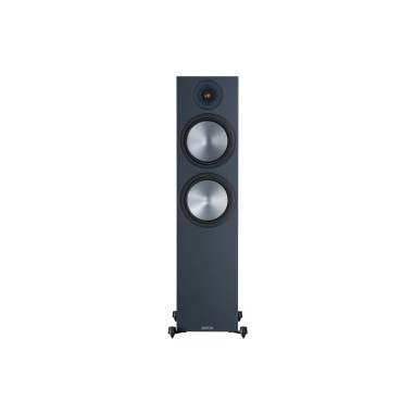 Monitor audio bronze 500 6g black - coppia diffusori da pavimento bass reflex a 2 vie e mezzo