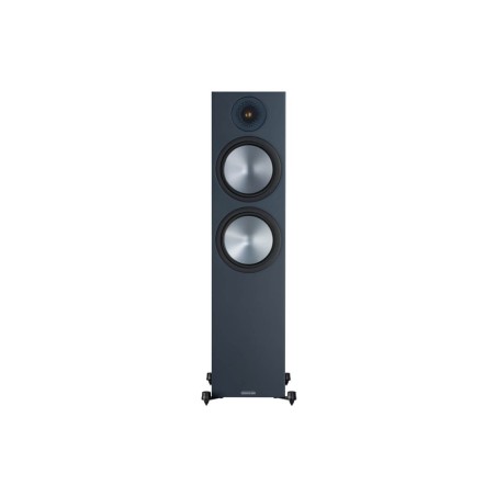 Monitor audio bronze 500 6g black - coppia diffusori da pavimento bass reflex a 2 vie e mezzo