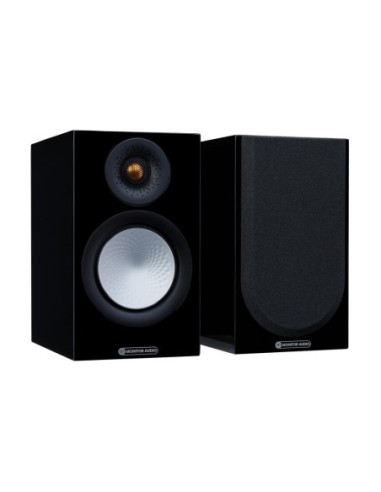 MONITOR AUDIO SILVER 50 7G HIGH GLOSS BLACK - COPPIA DIFFUSORI DA SUPPORTO