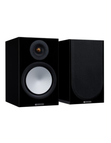 MONITOR AUDIO SILVER 100 7G HIGH GLOSS BLACK - COPPIA DIFFUSORI DA SUPPORTO