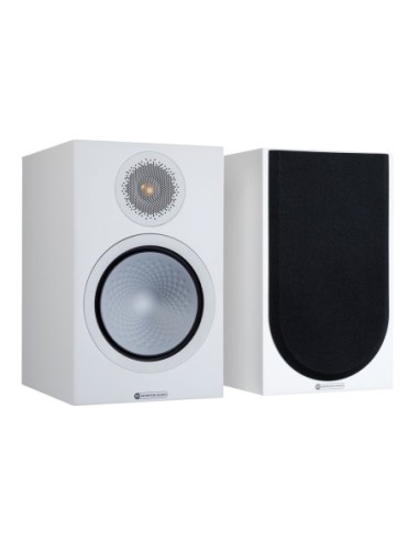 MONITOR AUDIO SILVER 100 7G SATIN WHITE - COPPIA DIFFUSORI DA SUPPORTO