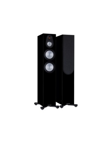 MONITOR AUDIO SILVER 300 7G HIGH GLOSS BLACK - COPPIA DIFFUSORI DA PAVIMENTO