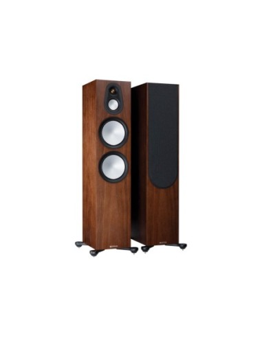 MONITOR AUDIO SILVER 500 7G NATURAL WALNUT - COPPIA DIFFUSORI DA PAVIMENTO