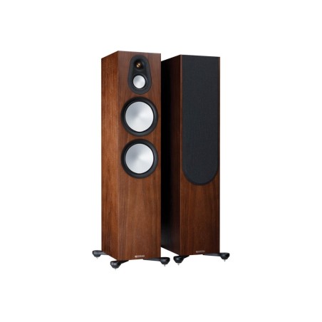 MONITOR AUDIO SILVER 500 7G NATURAL WALNUT - COPPIA DIFFUSORI DA PAVIMENTO