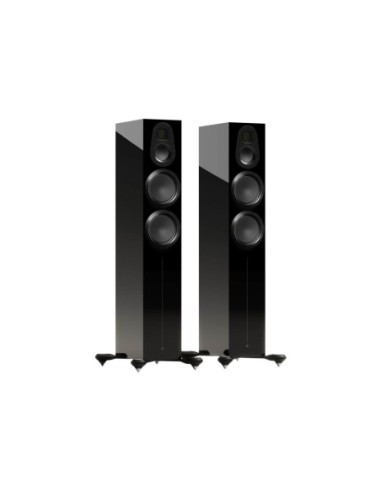 Monitor Audio Gold 300 6G High Gloss Black - Coppia diffusori da pavimento