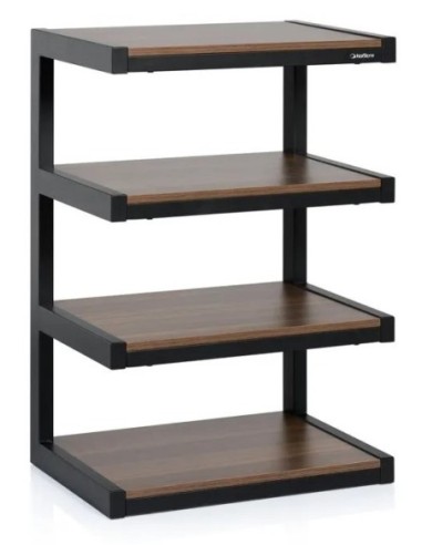 Norstone ESSE HIFI BLACK/WALNUT - Mobile per elettroniche audio