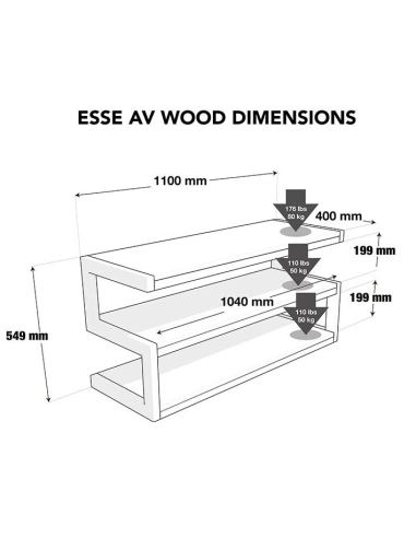 Norstone ESSE AV WHITE/OAK