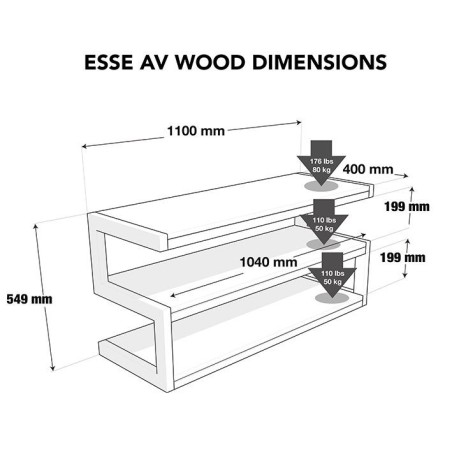 Norstone ESSE AV WHITE/OAK