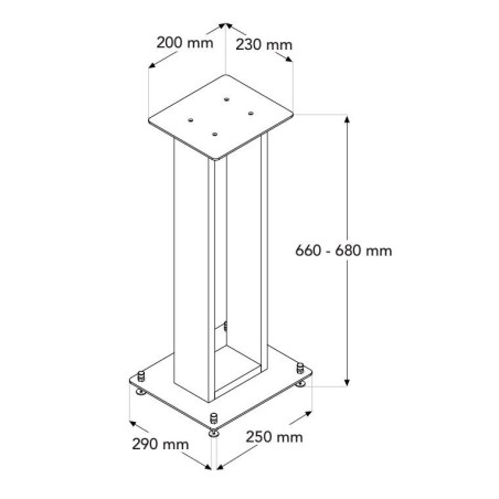 Norstone ALVA PLUS STAND LIGHT OAK