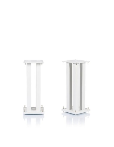 Norstone STYLUM SQUARE STAND WHITE SATIN - Coppia stand a 4 colonne 60cm