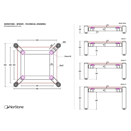 Norstone SPIDER 2 BK