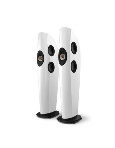 KEF BLADE TWO META - Arctic White/ Champagne - Coppia diffusori da pavimento